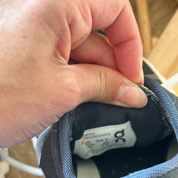 On Cloud X Lace Up Athletic Sneakers Navy 8.5 - Picture 7 of 7